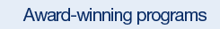 Award-winning programs